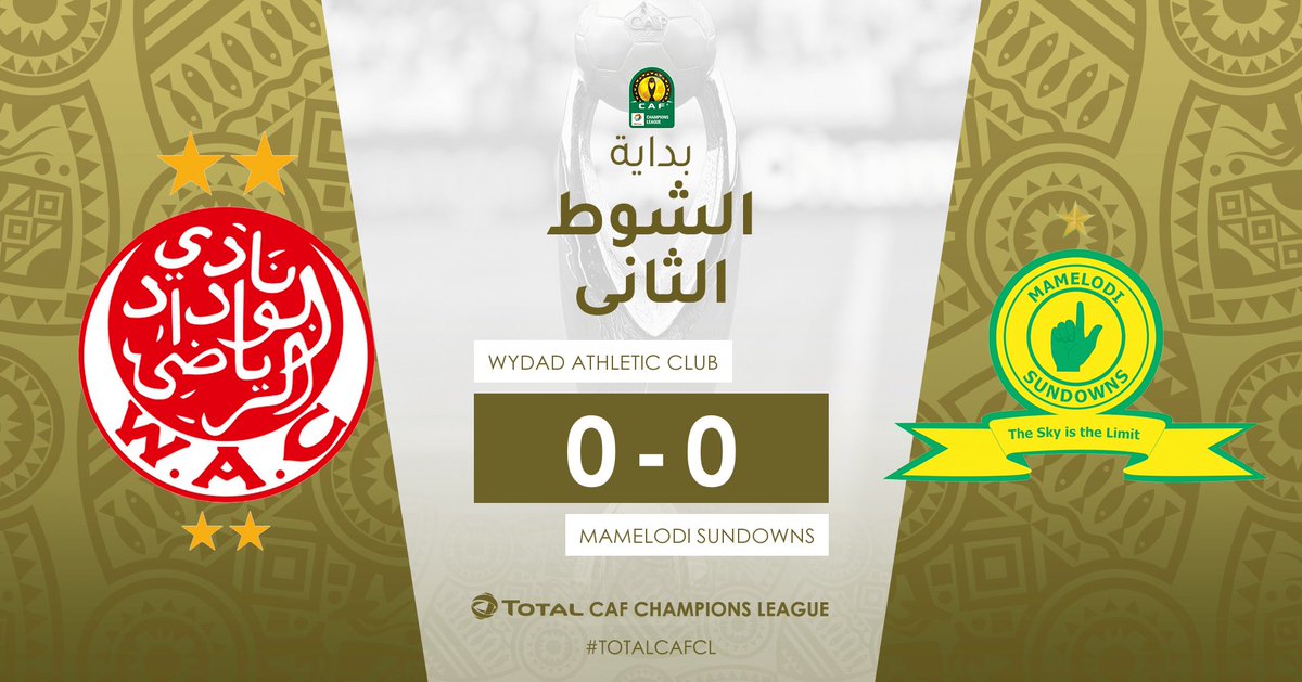 caf_online_AR's tweet photo. الشوط الثانى | حكم المباراة يطلق صافرة إنطلاق الشوط الثانى لمباراة #WACMSD! #TotalCAFCL https://t.co/EMHJkHHCkU