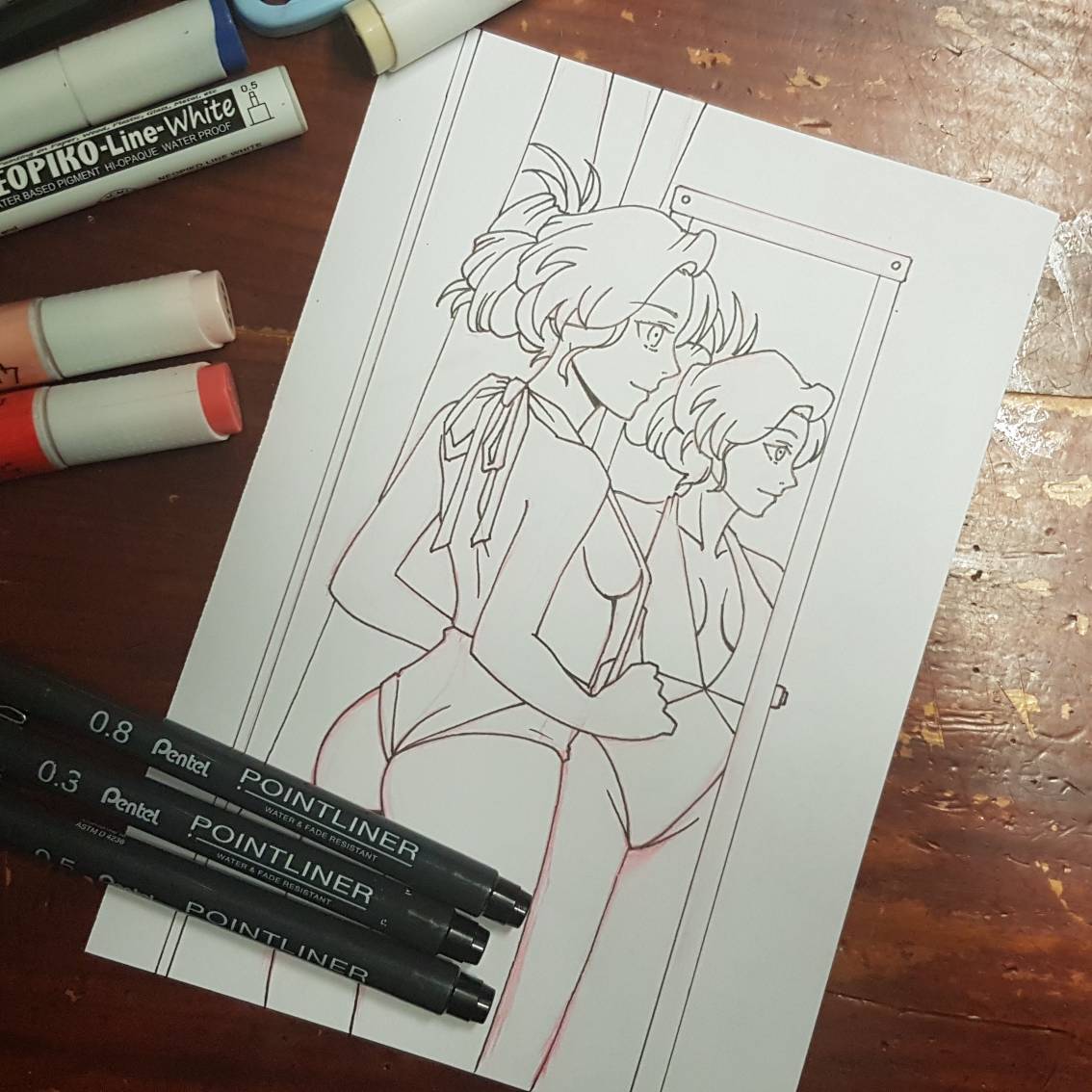 TVHLAND's tweet photo. #encrage du #dessin au #pointliner @pentel_france. https://t.co/gc26WOg3uj
#animedraw #animeartist #traditionalart #manga #mangastyle #mangaart #mangadraw #mangaartist #mangadrawing #sketch #drawing #illustration #doodle #lineart #liner https://t.co/DfUTP3aWCH