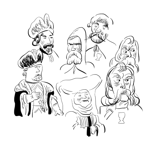 sometimes i'm so so tired from drawing work
then i draw the hussite war sketches 