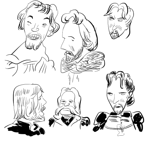 sometimes i'm so so tired from drawing work
then i draw the hussite war sketches 