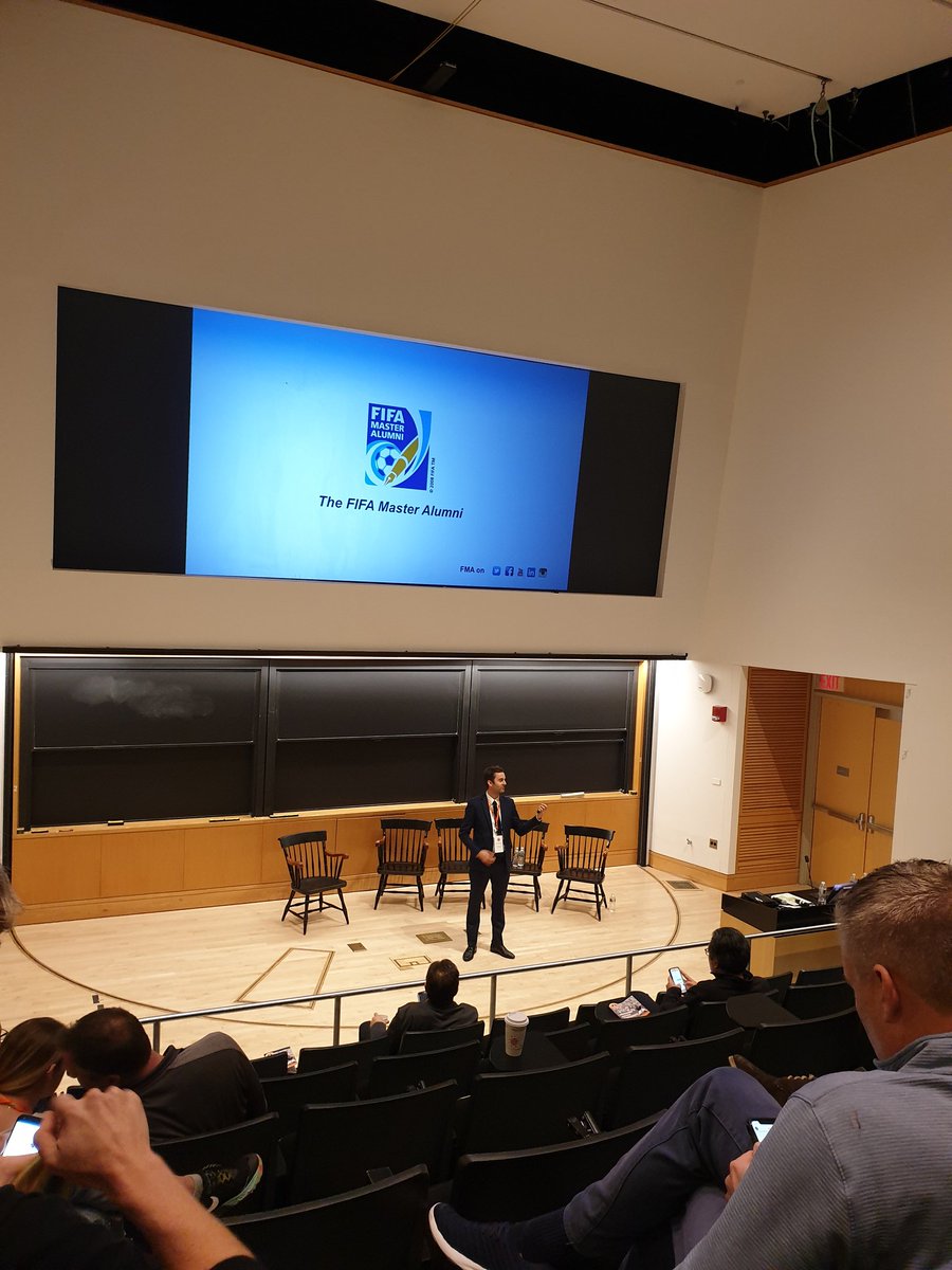 FIFA Master Alumni President Martin Kaswurm presented about the FIFA Master and the Alumni at the #Princeton Soccer Conference. #psc2019 <a href="/sportCIES/">CIES</a>