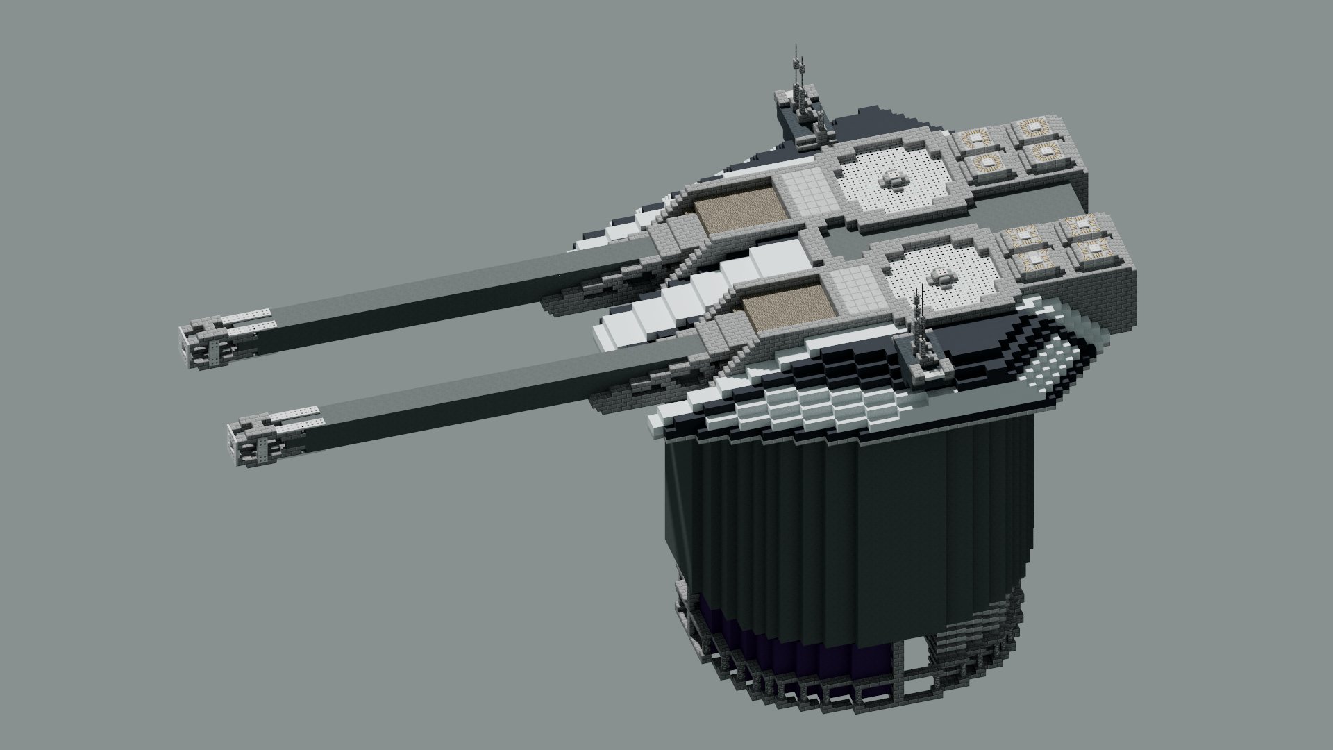 Azathoth Pa Twitter Finished Designing The Primary Energy Weapons For My Minecraft Spaceship The Ship Will Be Equipped With Sixteen Of These Monster Turrets T Co Fj6ku7nnih Twitter