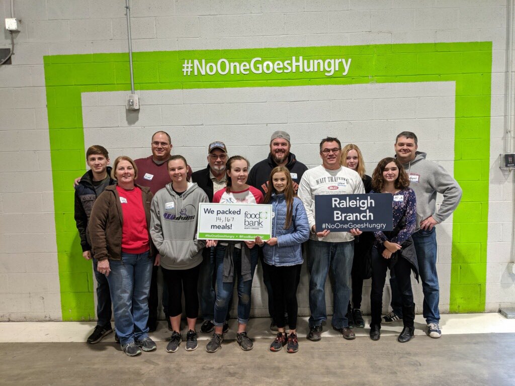 Bethesda Men and Youth helped team up with 66 other volunteers to process over 17,708 lbs of food and created 14,167 meals this morning. What you can do in 2 hours. Make a difference. #NoOneGoesHungry