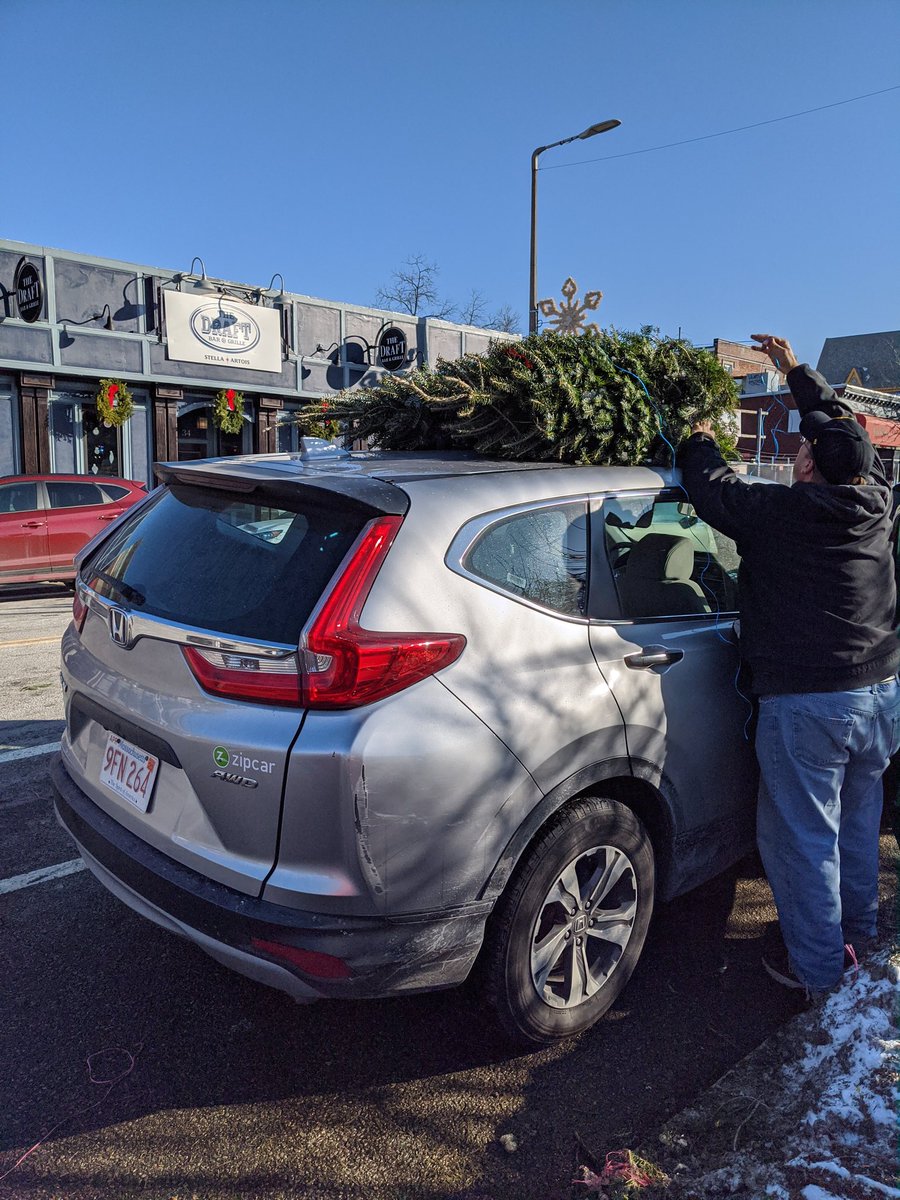 GfluffSk8ng4me's tweet photo. Got my new Xmas tree! @Zipcar @bostonxmastrees #TreeHaulin #TreeHauling #BostonChristmasTrees https://t.co/KlZDC23pmk
