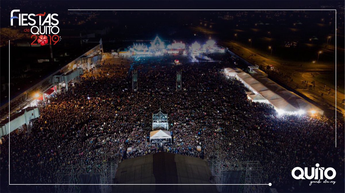 culturaquito's tweet photo. Más de 50mil personas vibraron de alegría en el concierto del parque Bicentenario, con las canciones de Cristian Castro, Magneto&amp;Mercurio, AU-D, y The Mash. Las #FiestasDeQuito2019 ¡Gracias, Quito! En https://t.co/p53WkEoUZs encontrarás eventos hasta el 9 de diciembre. https://t.co/AkktqeNMJ7