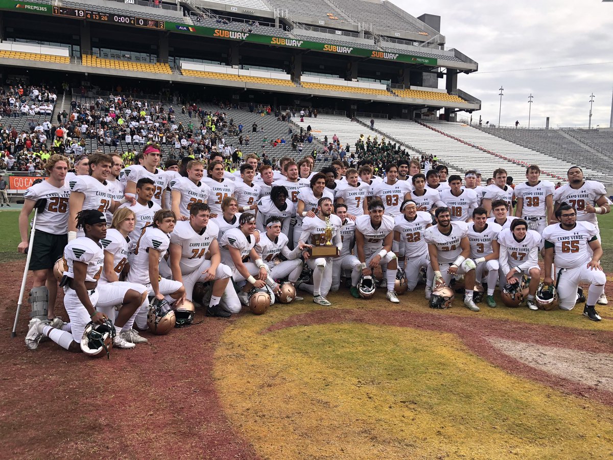 Everyone counted them out. Us included. They earned an entire state’s respect. The 2019 Campo Verde Coyotes.