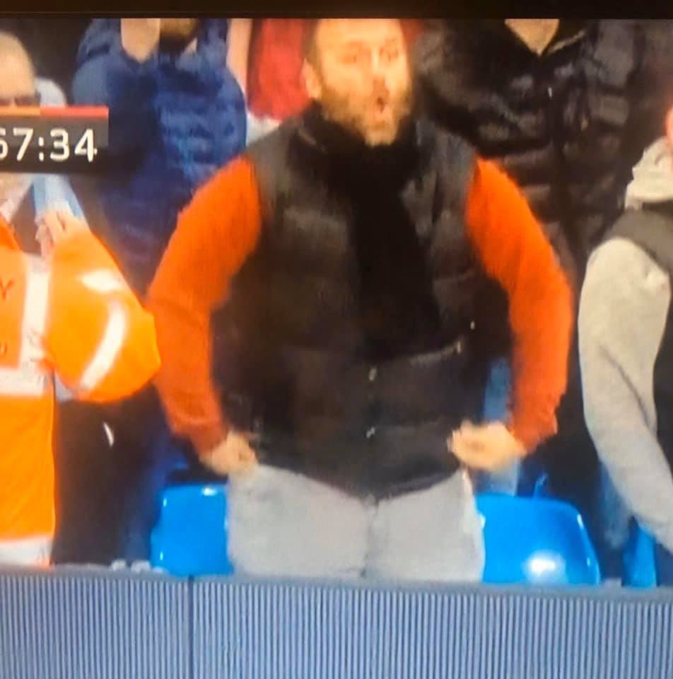 piersmorgan's tweet image. Imagine being this much of a racist, thick Neanderthal, and thinking you’d get away with it? We can see you doing your monkey signs &amp;amp; noises, d*ckhead, and you’re going to very quickly wish you’d never done this. #ManchesterDerby #MCIMUN