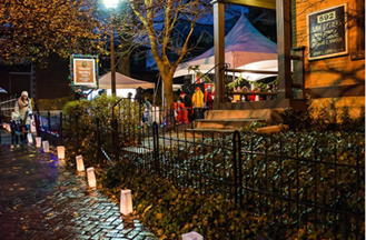 germanvillage's tweet photo. Begin your evening at the German Village Society's Meeting Haus, 588 S. Third St., and  pick up a map of the luminary route…or just follow the beautiful trail of lights!

#Villagelights19 #Villagelights #Germanvillage #Cbus #614 https://t.co/iYSXqIljAT