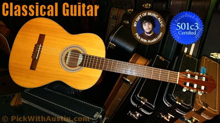 PickWithAustin's tweet image. Go to our Facebook page to learn how you, or someone you nominate, can have this guitar for free!  We're giving it away to celebrate December's Happy Holidays... as part of ALAN'S GIFT OF MUSIC  #pickwithaustin #alansgiftofmusic #williamsoncountyTX #jeffcurley