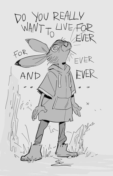a doodle beofre bed! god i need ocs 