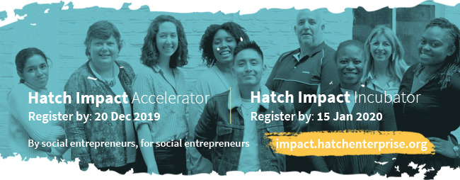 Are you a 3-5 years old #SocEnt, with 2-3 members of staff and looking to raise social investment in the next 18months? Our peer accelerator programme could be the perfect platform for you. jo.my/impact2 #hatchandgrow #hatchimpact #socinv
