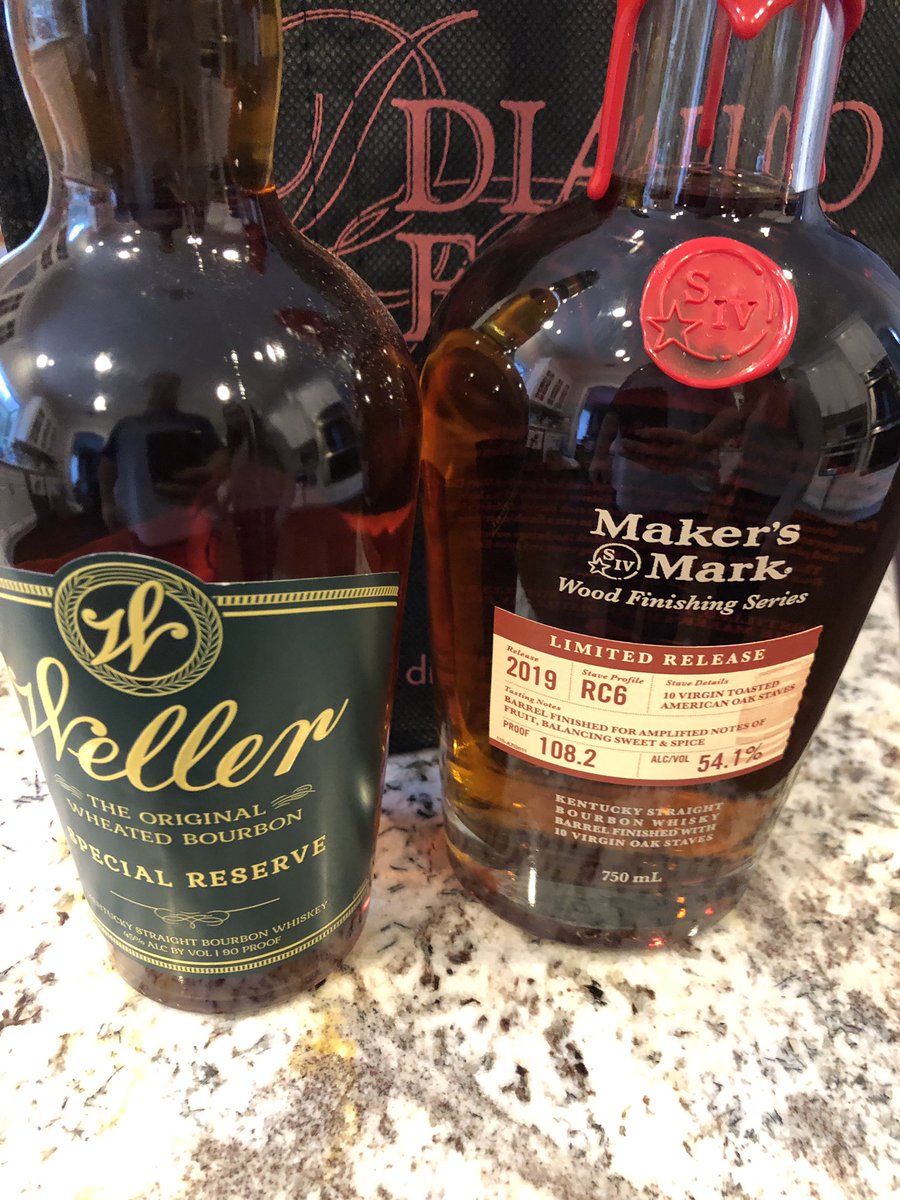 BrotherBourbon's tweet image. Today’s score and I’m very excited to try the @MakersMark - 10 virgins must be good.