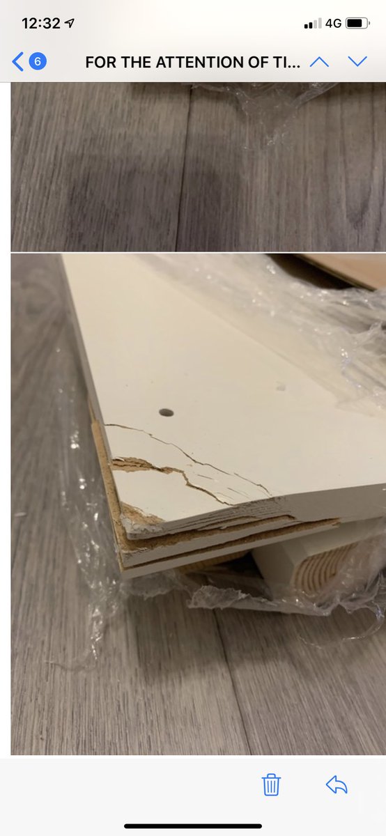 PerfectPuddings's tweet photo. @BensonsForBeds when your furniture arrives to you in this condition in October, and 6 weeks on, is still here, clogging up my house in December......👊🏼 hello....anyone there?!?! https://t.co/BTWni3vC83