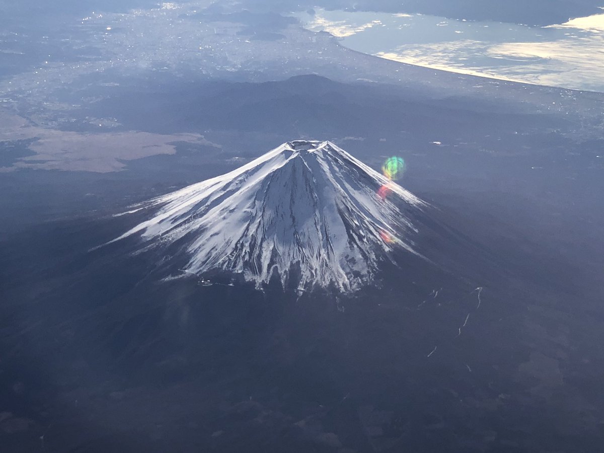 今年4回目の福岡！到着なり。
飛行機から富士山を見たのは初めてだー
さあこれからレアル・ルチャ・リブレ！
#レアル・ルチャ・リブレ