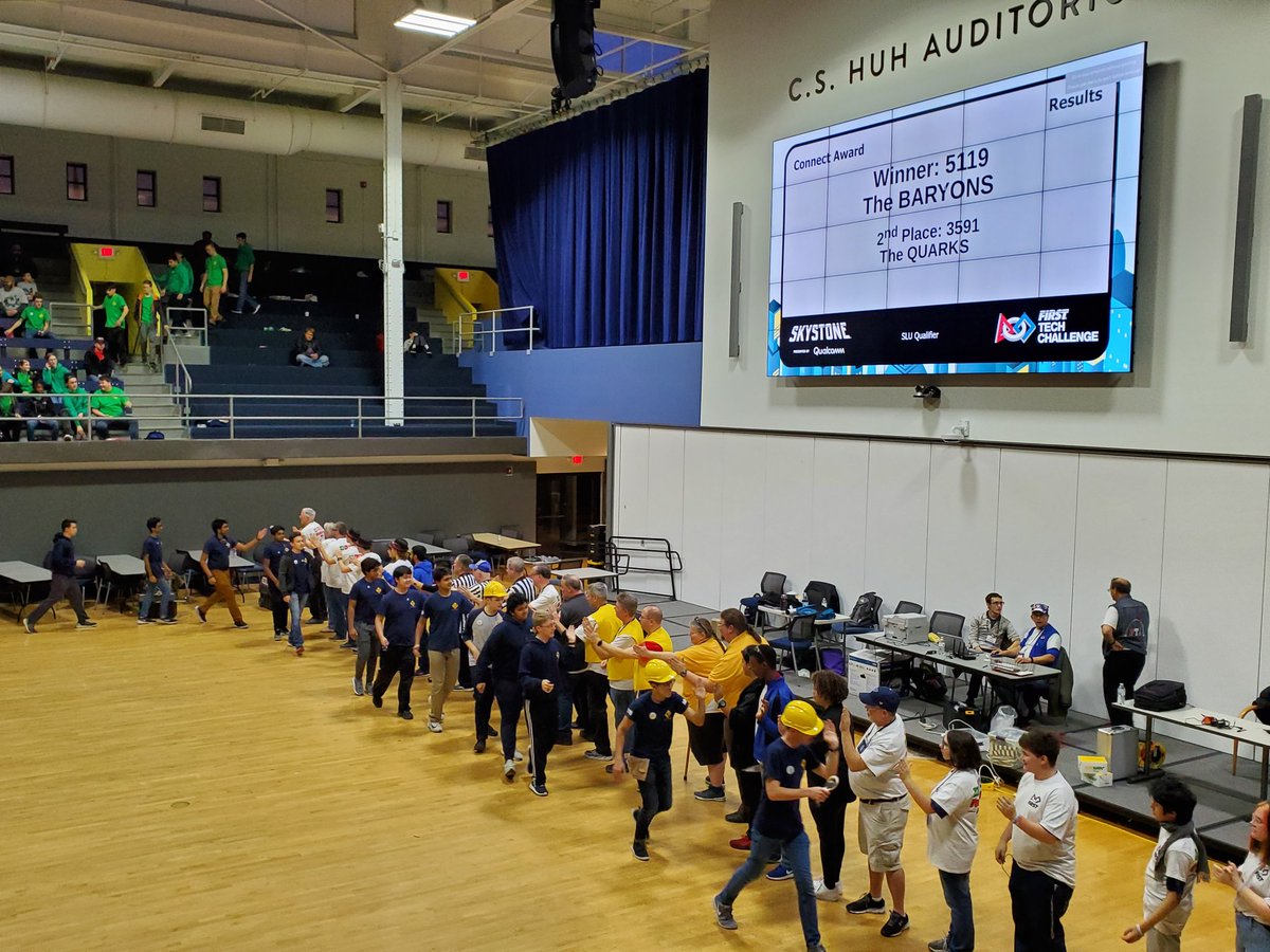 Rockwood Robotics (@rsdrobotics) on Twitter photo Winner of the Connect Award at the <a href="/FTCMO/">FIRST Tech Challenge - MO/KS</a> SLU Qualifier! #rsdbots #skystone #graciousprofessionalism <a href="/5119Baryons/">The Baryons</a> Winner of the Connect Award at the <a href="/FTCMO/">FIRST Tech Challenge - MO/KS</a> SLU Qualifier! #rsdbots #skystone #graciousprofessionalism <a href="/5119Baryons/">The Baryons</a>