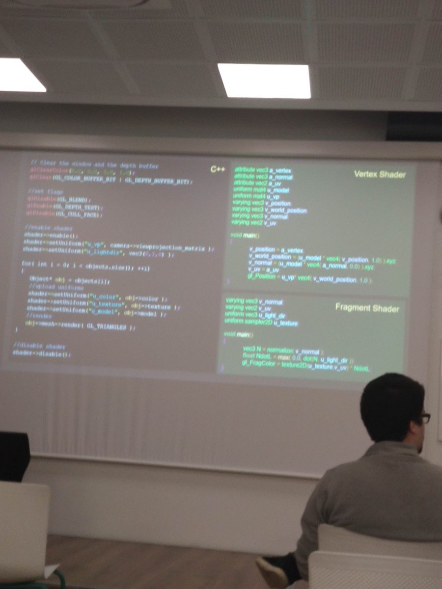joanortigadev's tweet photo. Hoy en #aprendev organizado por @ICOAcat. Charlas muy interesantes por profesionales de motores gráficos, modelado 3d, vr, eventos, etc...
Agradecido a la organización.
También hemos usado el networking de después para enseñar el juego que hicimos para la gamejam de King https://t.co/beM4X8uNoL
