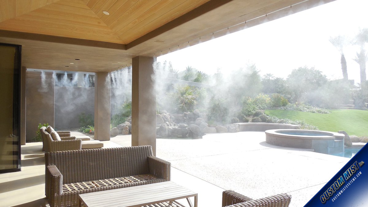 custommistinc's tweet photo. Two next door neighbors in Rancho Mirage, Ca. have recessed track misting systems to match each other for a clean and custom look. Visit us online at https://t.co/Jzp6TTwyhb or call 1-760-328-5545 to learn how we can incorporate our misting systems to any patio
#CustomMistSystems https://t.co/8KCDOeOnmm
