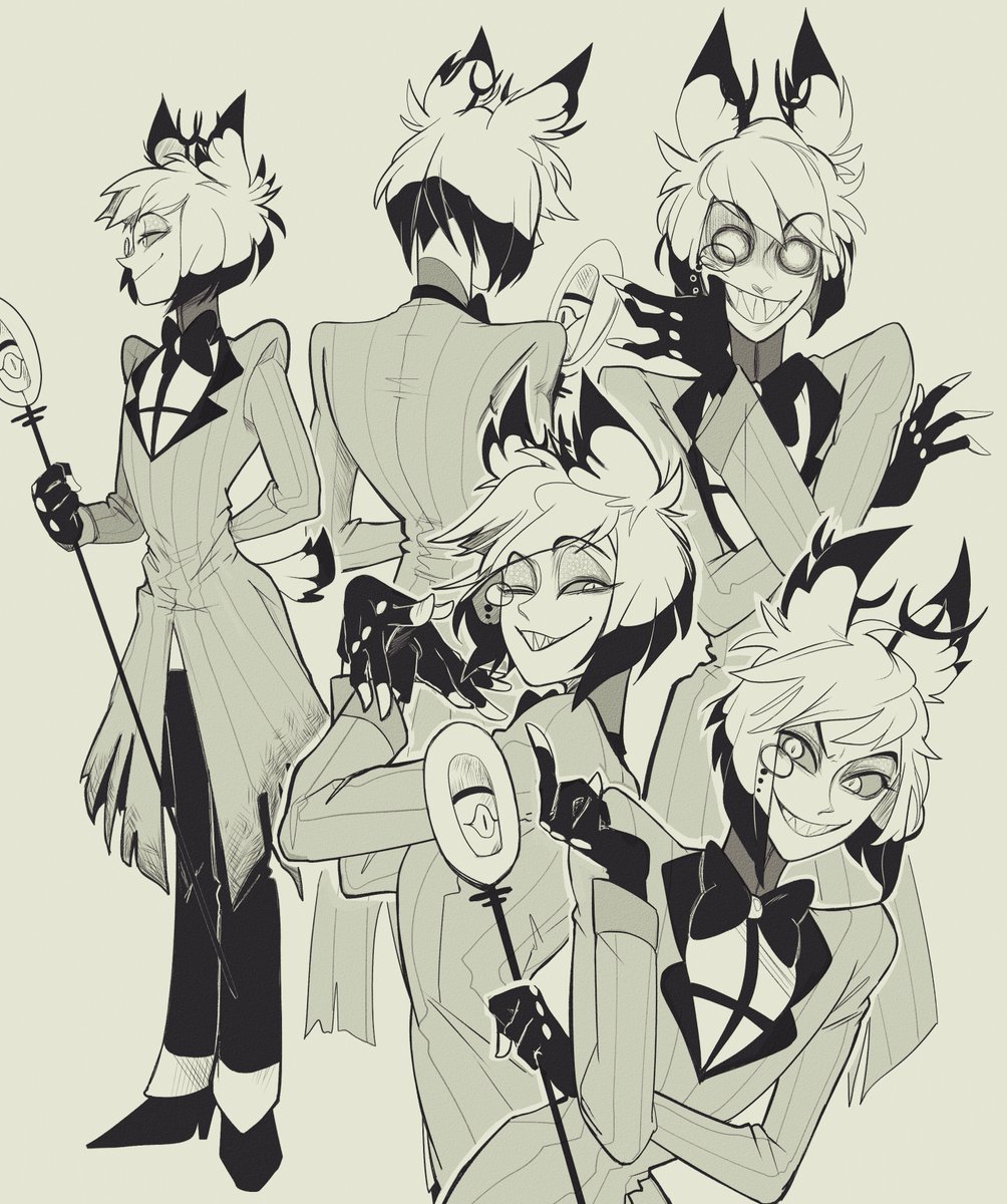 Alastor, el demonio Radio 🦌 (dando lo  mejor de mi para hacerle justicia).
#HazbinHotelFanart 
#HazbinHotel  #Alastor