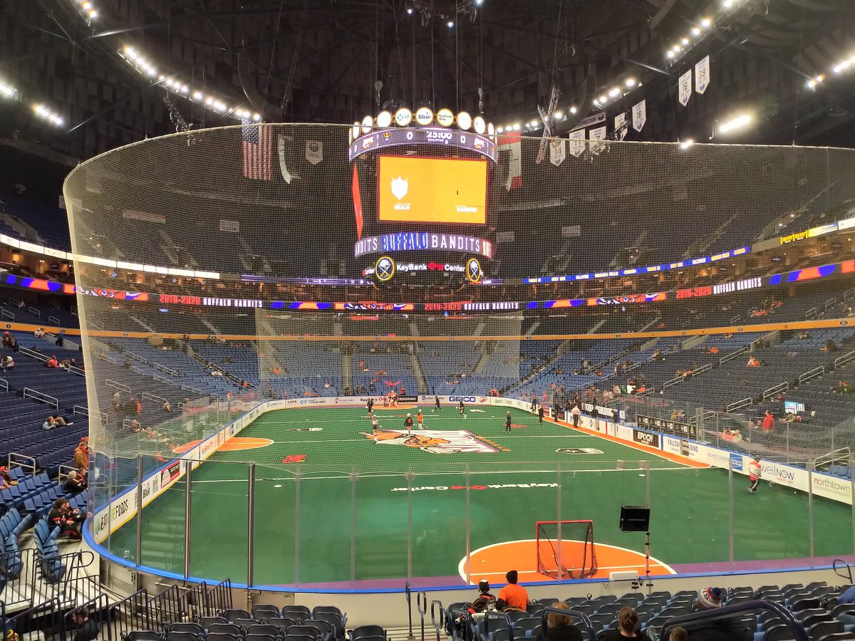 <a href="/PelhamRaiders/">Raiders Lacrosse</a> are starting to invade <a href="/NLLBandits/">Buffalo Bandits</a> #banditland