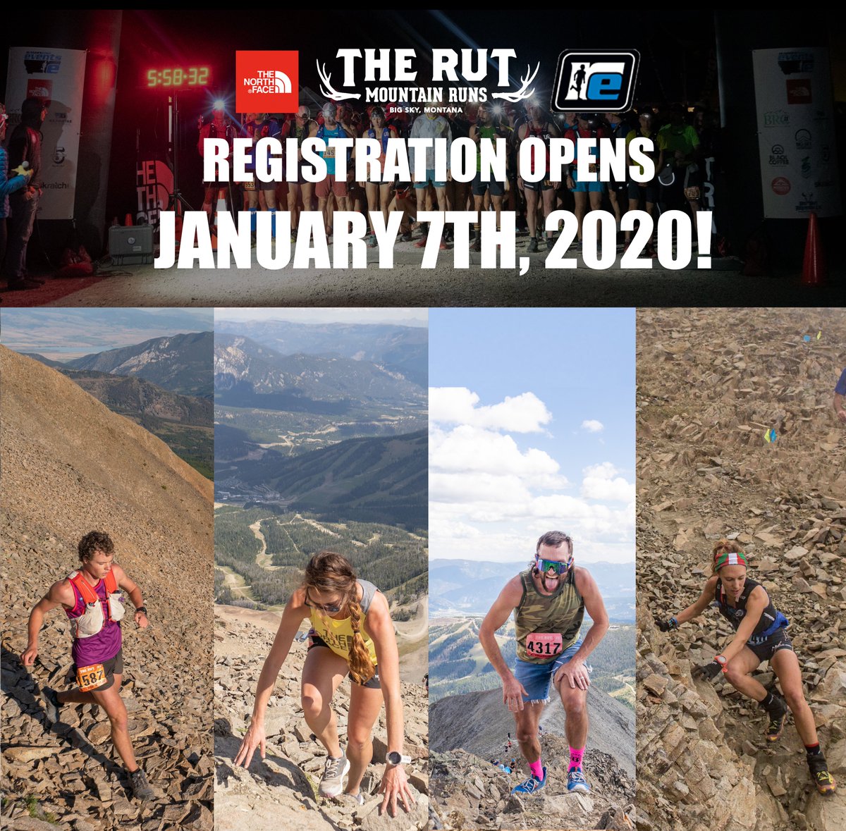 Mark your calendars! 3,000+ runners/mountain masochists are ascending back on @bigskyresort Labor Day Weekend 2020 for The Rut brought to you by @thenorthface and @RunnersEdgeMT. Races sell out fast so head to runtherut.com January 7th at 8am MST to sign up! #runtherut