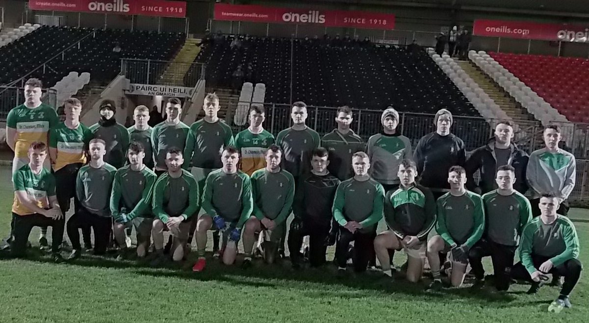 CarmenGAA32's tweet photo. The U21 team who beat Galbally in the Grade 1 Semi Final this evening.🇮🇪️🇮🇪️🇮🇪 https://t.co/rxq3mYNU9a