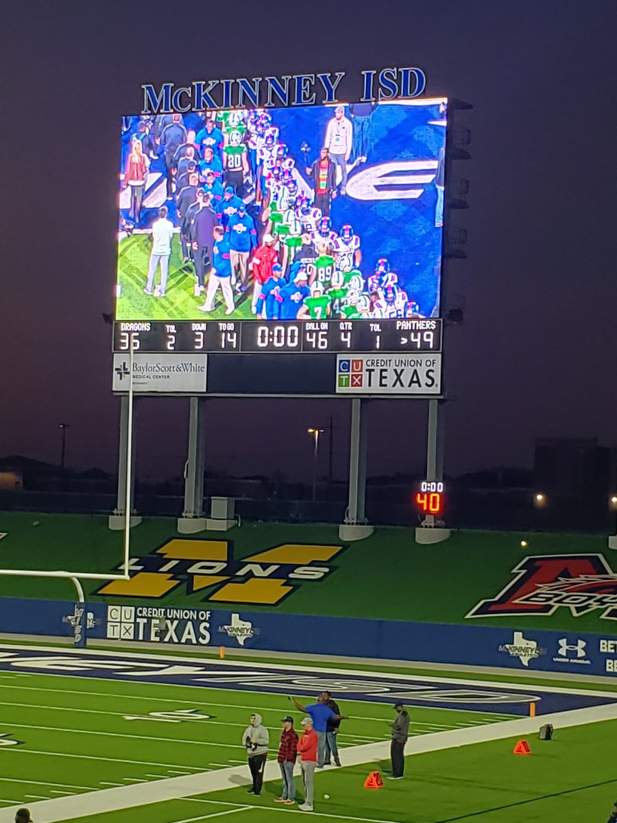 DuncanvilleISD's tweet image. Our @Duncanville_HS Panthers take the victory in a tough, competitive game against Southlake Carroll. Final score is 49-35. Congratulations! #UnfinishedBusiness #PantherPride #Playoffs @Duncanville_Fb @DvilleISDSuper