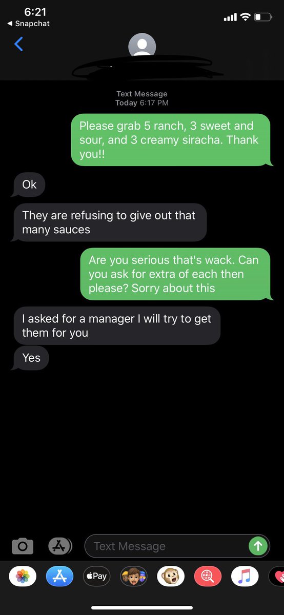 kimberly_rodier's tweet photo. Get a mans like Tony from @DoorDash who will fight for you when @Wendys  won’t give you extra sauces😤 #BlessUpForTony #TonyForTheWin https://t.co/Z3pKpWJQrr