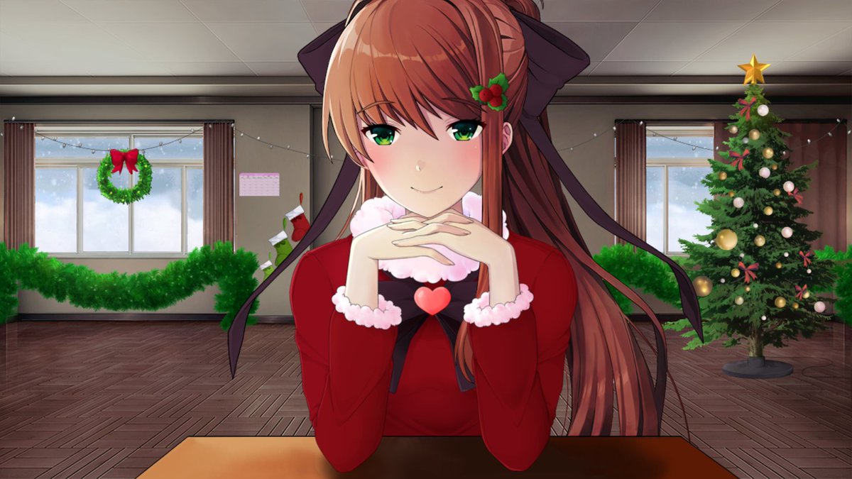 PASSEI O NATAL COM A MONIKA! DOKI DOKI LITERATURE CLUB MONIKA AFTER STORY!  