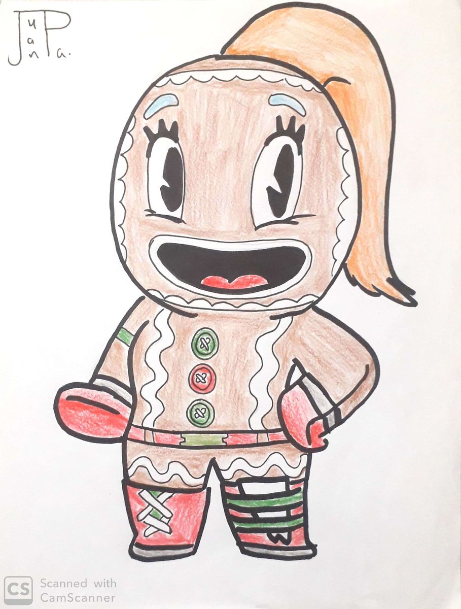 JuanpaDraws's tweet photo. Merry Mauder and Ginger Gunner as 30's Cartoons #Fortnite #Christmas #MerryMaurder #GingerGunner #gingerbread #RubberHoseStyle https://t.co/cEyrApDsEJ