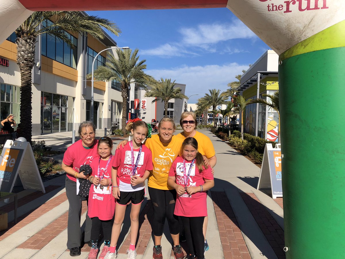 Girls on the Run is so much fun!  The girls did great at the 5k run today!