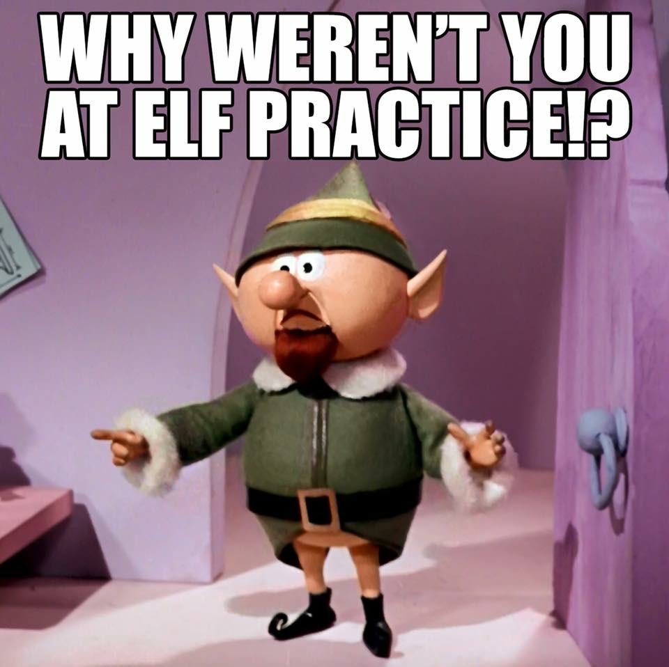 RedCard94's tweet photo. #RudolphTheRedNosedReindeer #ElfPractice https://t.co/OU0kJS0GSx