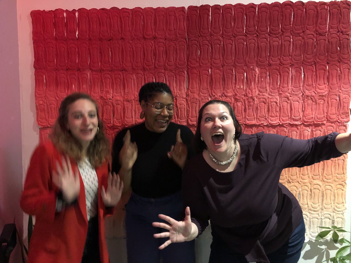 dcdiaperbank's tweet photo. Congrats to the amazing @reddotcampaign on a wonderful night of art &amp; discussion on breaking menstraruon taboos! So inspired by those working on #periodequity @periodsupplies https://t.co/QndntxfuX4