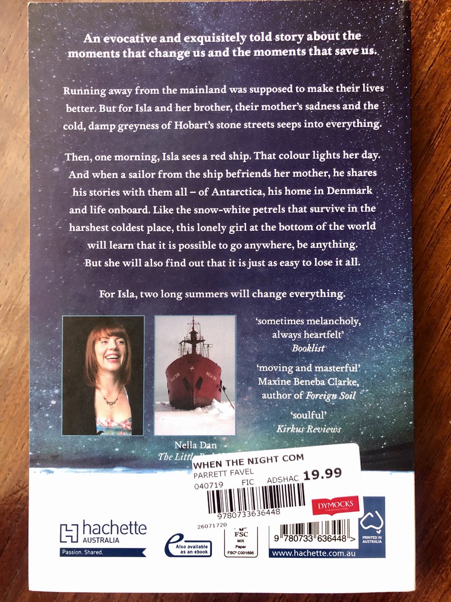 nomad_penguin's tweet photo. A beautiful work of fiction about a little girl, a Danish sailor, and the Antarctic ship Nella Dan. Parrett’s writing is always pure and, for me, tinged with sadness. #read2019 https://t.co/jtIFskxa6K