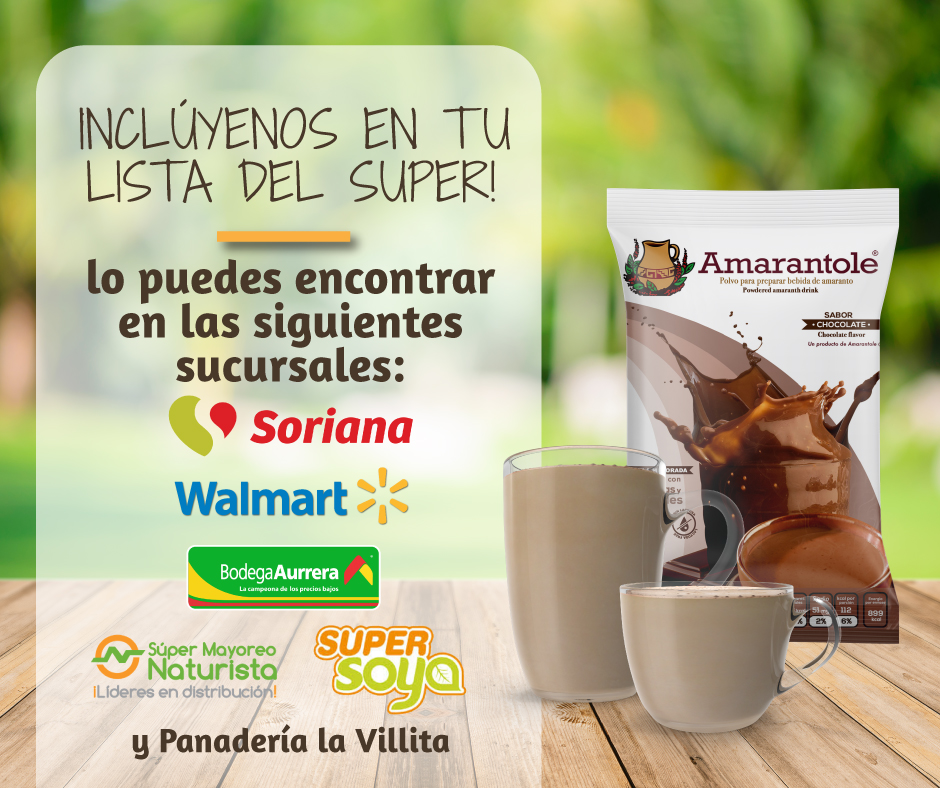 AMARANTOLE's tweet photo. #QuieromiAmarantole #Amarantole lo puedes encontrar en las siguientes sucursales:#Soriana, #Walmart, #Aurrera, #SuperSoya,#Supermayoreonaturista,#PanaderíalaVillita.
*Encuéntranos en el pasillo de aditivos a la leche. ¡INCLÚYENOS EN TU LISTA DEL SUPER! 👉https://t.co/9jk6Sn8hcd https://t.co/GA08b88g3p