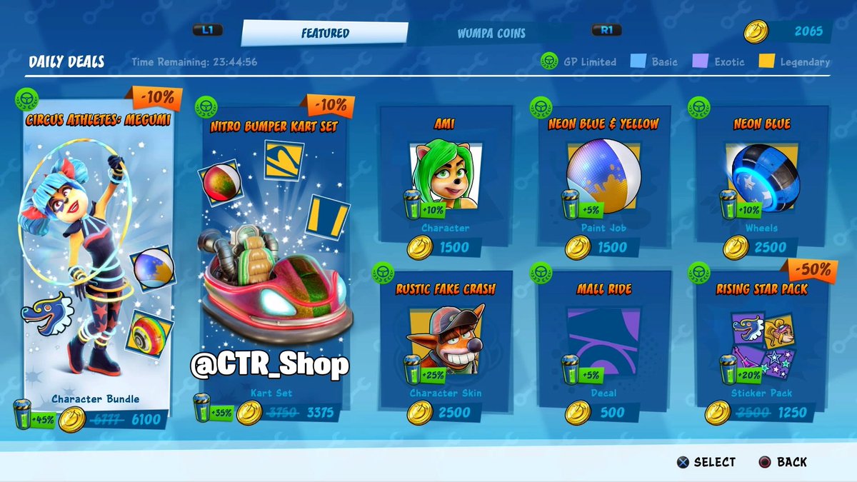 CTR_Shop's tweet photo. The #NeonCircus Grand Prix is here and these are todays related items in the pit stop!
Whats your favourite? 👍
Leave a follow for daily updates!
#CTR #CTRNitroFueled
#CrashTeamRacing
#CrashTeamRacingNitroFueled
#CrashBandicoot https://t.co/rcUvzbccoO