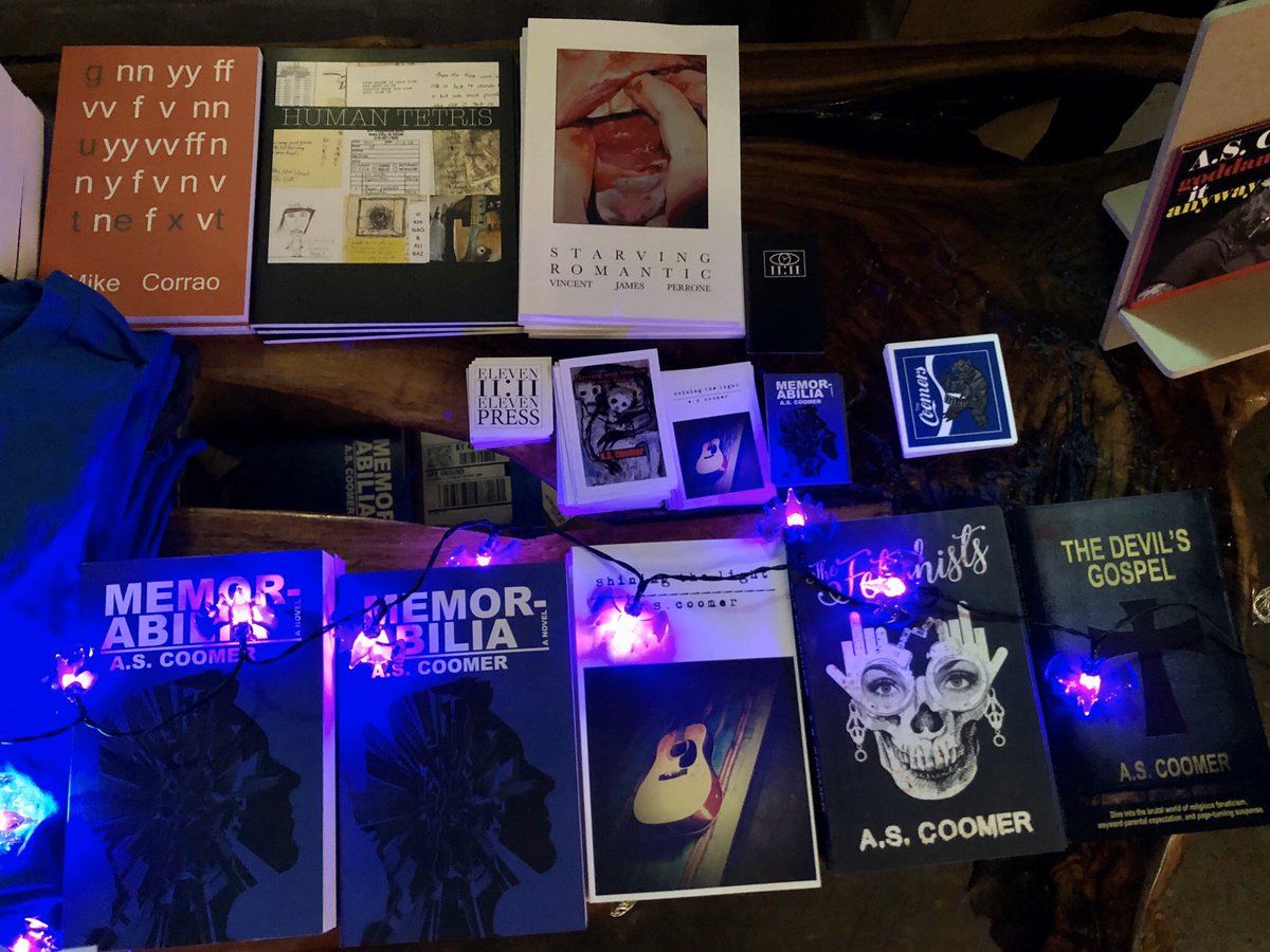 1111Press's tweet photo. Happy pub day to Memorabilia by @ascoomer. A big thank you to @FlywheelBrewing for hosting us! https://t.co/ZGngF6SlKG