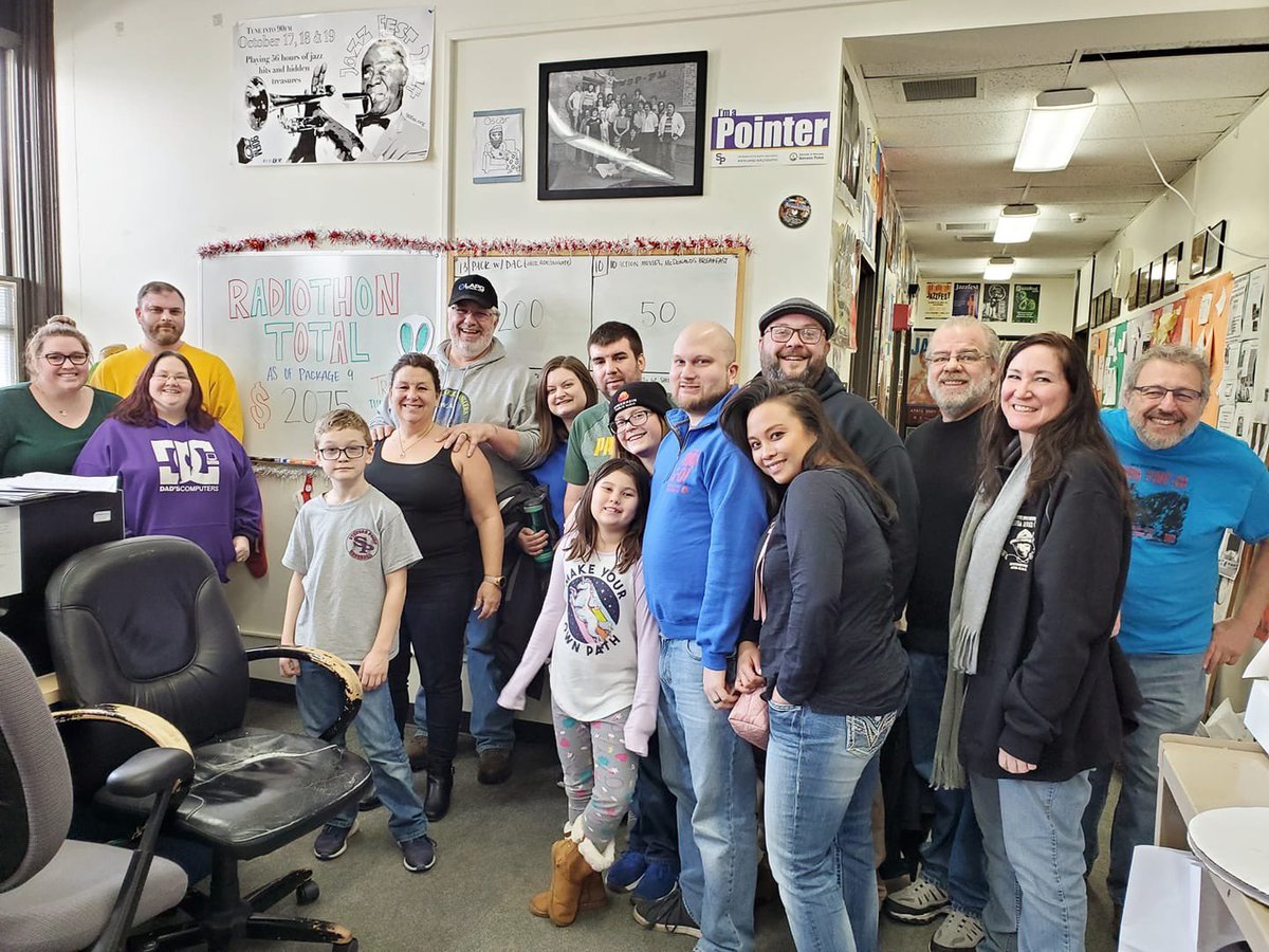 dadscomputers's tweet photo. Had a blast volunteering at 90FM’s Radiothon this year. Raised $2075 during our shift! #Trivia51 #wwsp https://t.co/dkUKi9ZUqQ