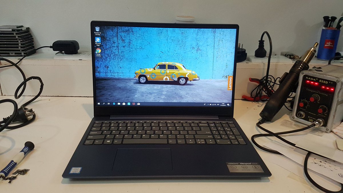 matiasadragna's tweet image. Me tocó hoy reparar esta belleza. Se trata de una #Lenovo #Ideapad330S. La misma cuenta con un micro #Intel5 octava generación, además de usar tecnología #Optane. Esta innovación de Intel permite acelerar los procesos en el equipo @Lenovo @LenovoLatam @intel @intel_la