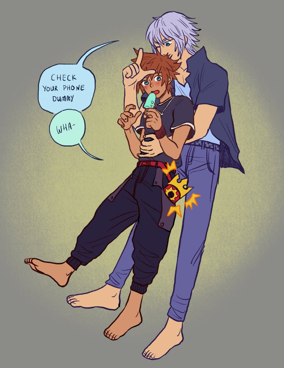Apparently it's soriku day so ofc I had to stay up too late to draw for one of my oldest ships 