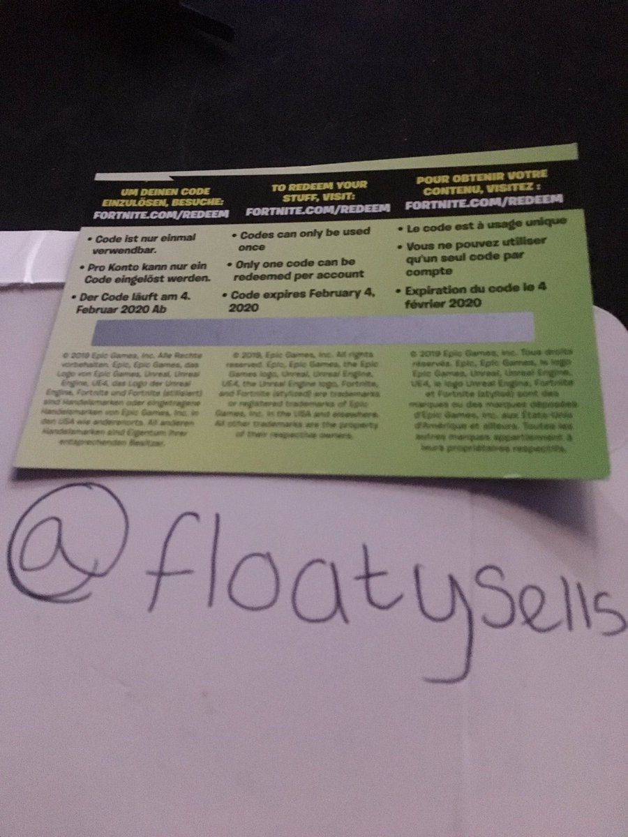 Floatysells's tweet photo. (NOT GOING FIRST) I am selling CHEAP MINTY CODES HURRY BEFORE THEY RUN OUT DM TO PURCHASE. Don’t waste time

#fortnite
#mintycode
#MintyPickaxeCode #Mintyaxecode #mintypickaxe #mintypickaxecodes #MintyBundle
#FreeMintyCode   #MintyCodesFREE https://t.co/2gDBqff9eu