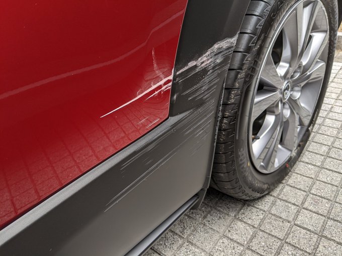 Cx 30の板金塗装 修理代は万超え エムブロ Mblo
