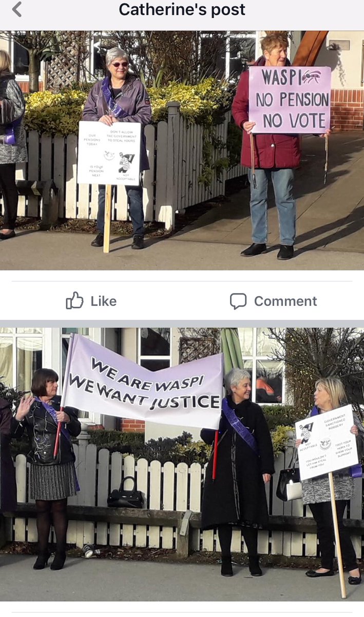Chrishainswort2's tweet photo. #grateful for each toot & #beep your support was #appreciated & IS appreciated locally & nationally #1950s #WASPICampaign2018 ladies #raisingawareness of #statpensioninjustice
#wehavepaidourdues https://t.co/g2Fmr7c1wb