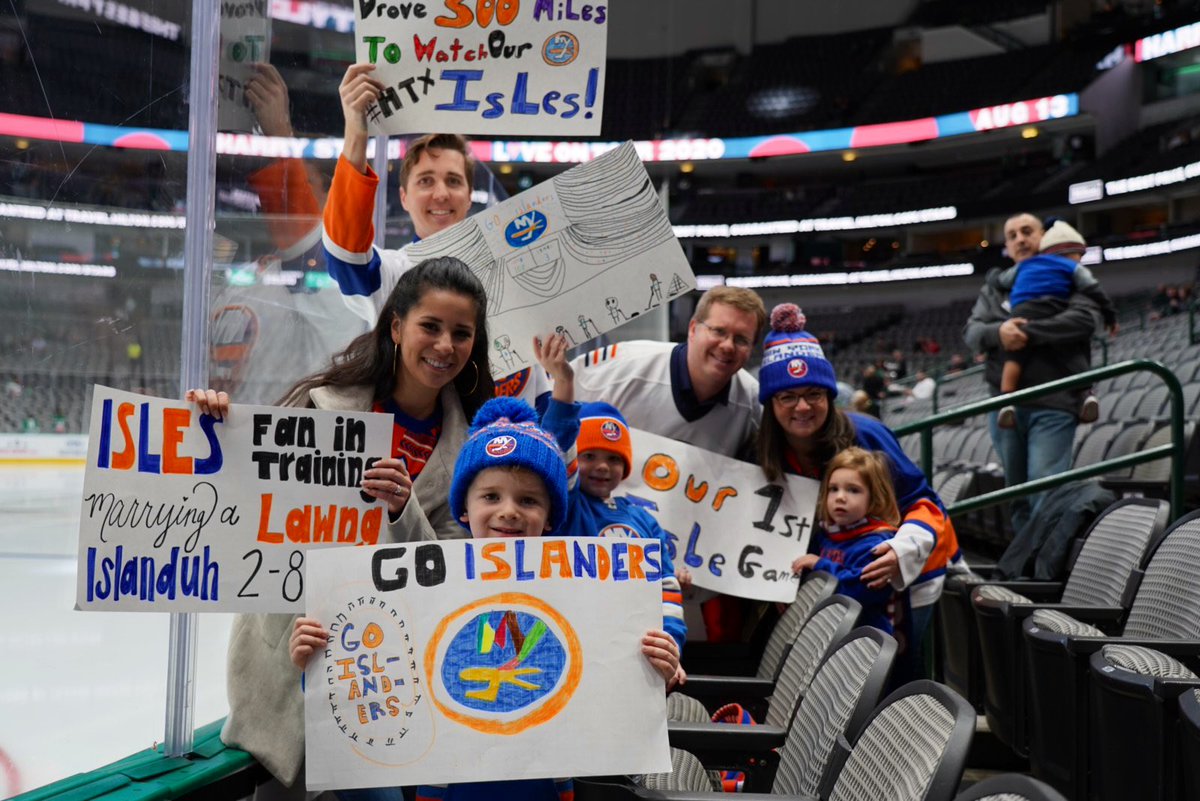NYIslanders's tweet photo. Weโve got a lot of family in Dallas!
๐๐งก #TheIslanderWay https://t.co/K5E0QB1IrG