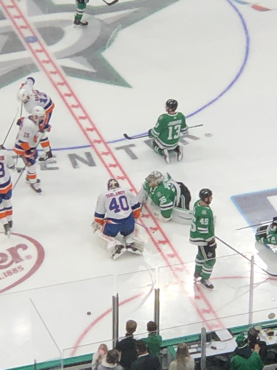 Khudobin enjoys watching hockey, part 1 of many this season