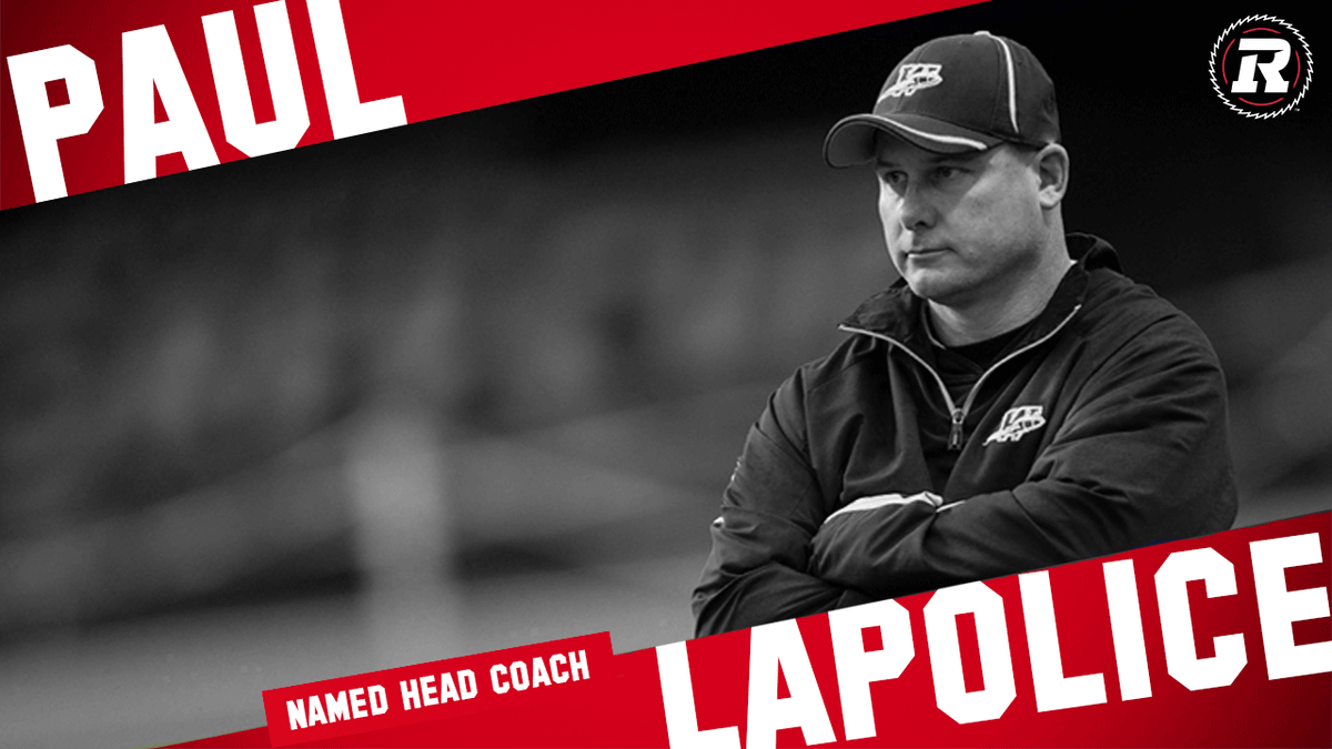 Welcome to Ottawa, <a href="/PaulLaPolice/">Paul LaPolice</a>!

We've named our second Head Coach in franchise history.

DETAILS 👉 ow.ly/46QH50xutlo