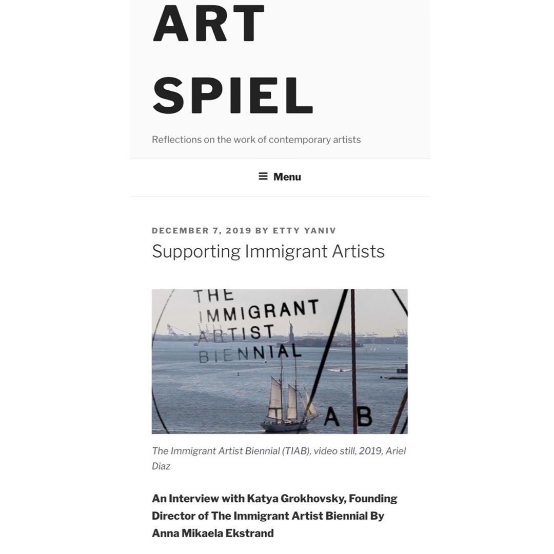 Read all about it! Help us reach our goal by Dec 13th! Support The Immigrant Artist Biennial Pledge today! kickstarter.com/projects/tiab/… @ArtSpielBlog <a href="/NewEconomics/">NewEconomyCoalition</a> @NewAmericanEcon <a href="/DefineAmerican/">Define American</a>
