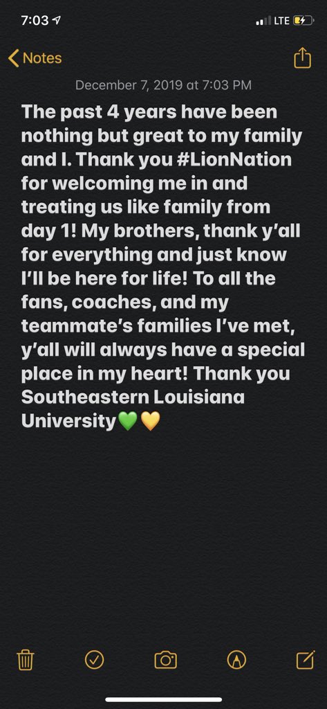BSchwebel5's tweet photo. Thank you Southeastern🦁 https://t.co/vbKPY95xQs