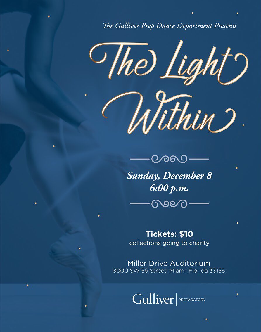 Tomorrow night the Gulliver Prep Dance Department will light the stage on FIRE! ⁦@GulliverSchools⁩ #ilovewhatido