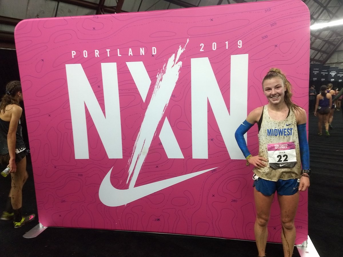 Good shake out on Friday, today was time to get it.  Gutsy race, never panicked.  Just kept moving up the field.  Somewhere in the 30s at the start, high 20s at the mile, mid 20s at the halfway, top 20 at the 2 mile, and kept grinding.  16th place finish= All-American! #stangbang