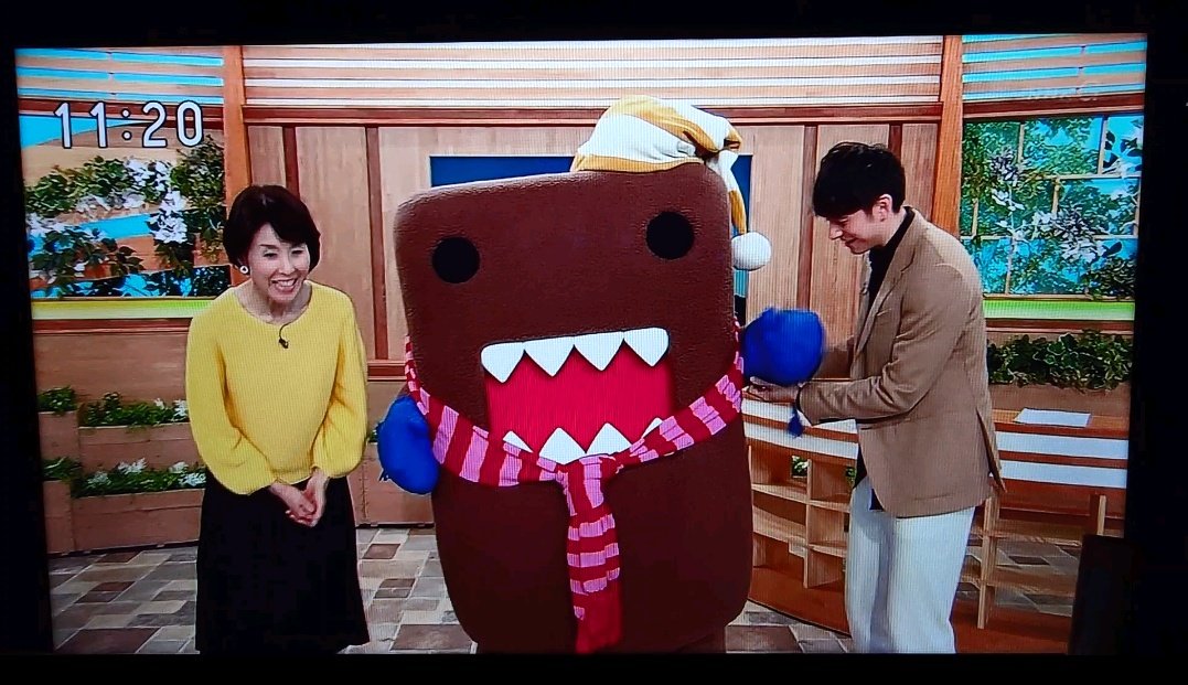 マサえもん Vvvv どーもくん も冬支度ok どーもnhk T Co Oedwt0t6w3 Twitter